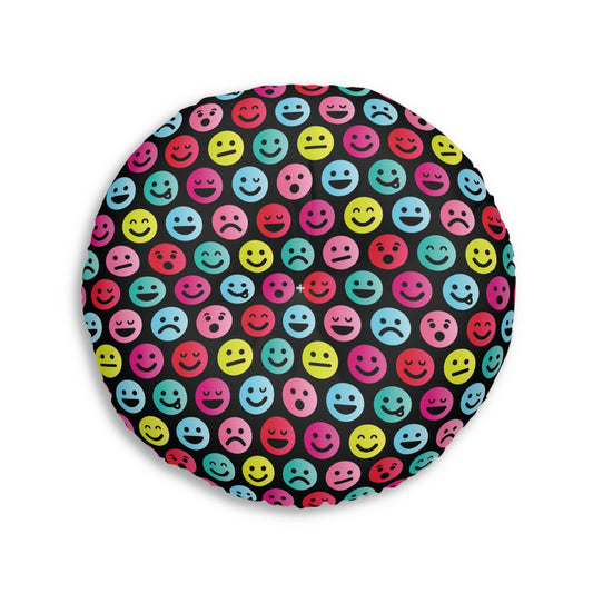 Tufted 2-sided Floor Pillow