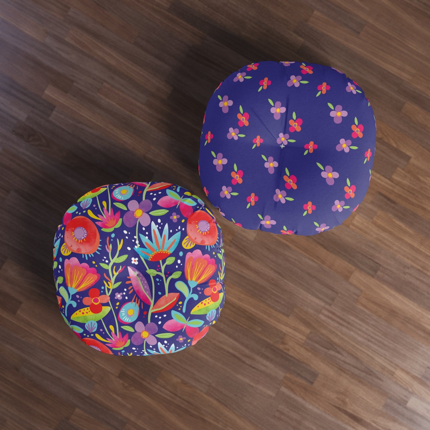 Tufted 2-sided Floor Pillow