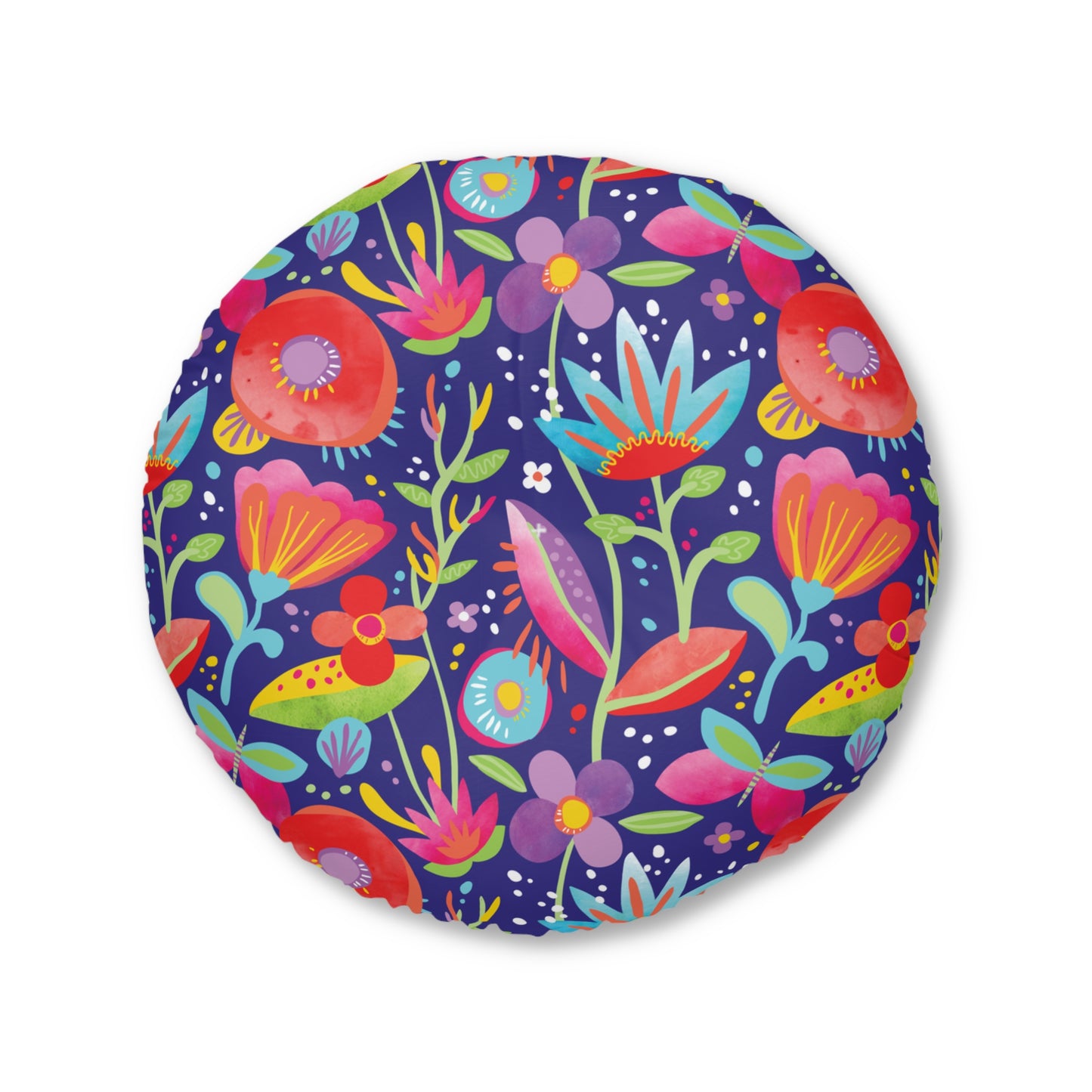 Tufted 2-sided Floor Pillow