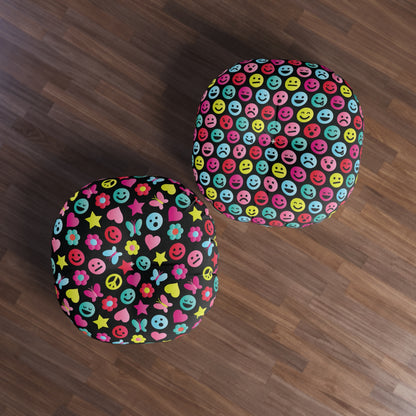 Tufted 2-sided Floor Pillow