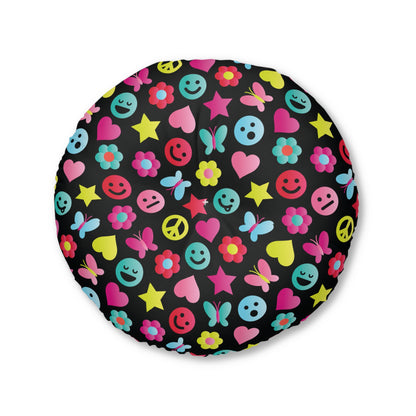 Tufted 2-sided Floor Pillow