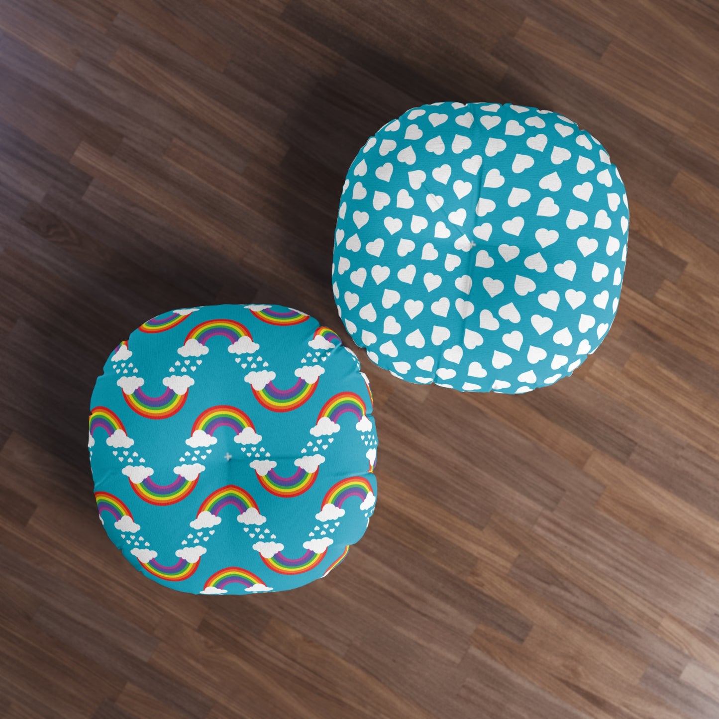 Tufted 2-sided Floor Pillow