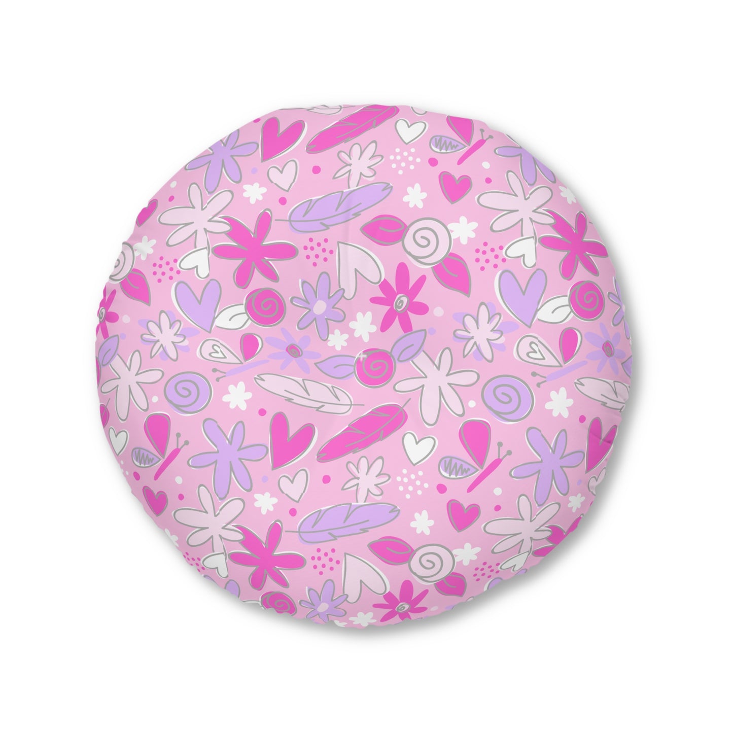 Tufted 2-sided Floor Pillow