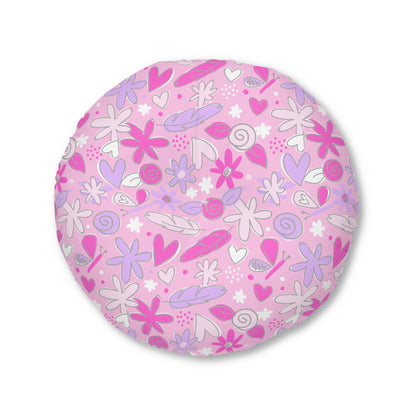 Tufted 2-sided Floor Pillow