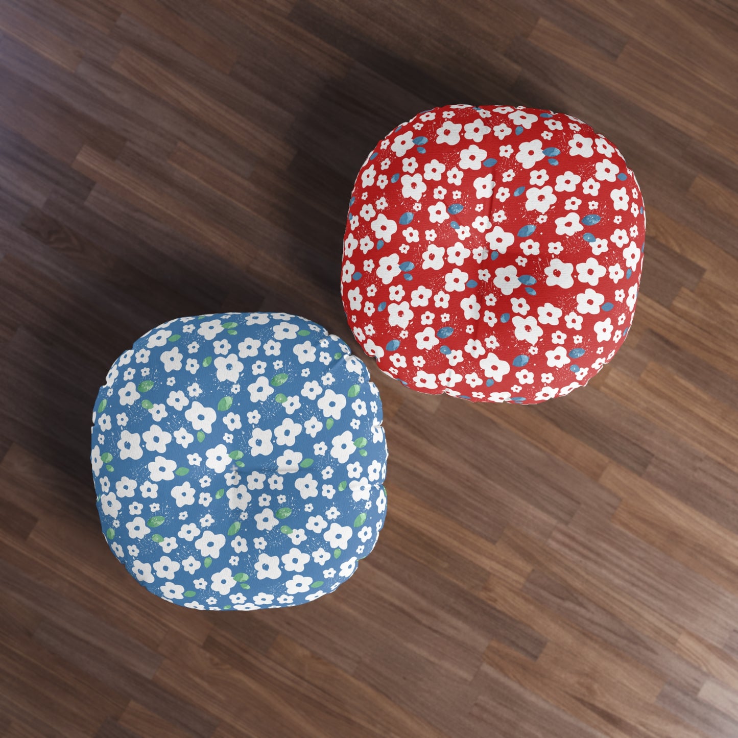 Tufted 2-sided Floor Pillow